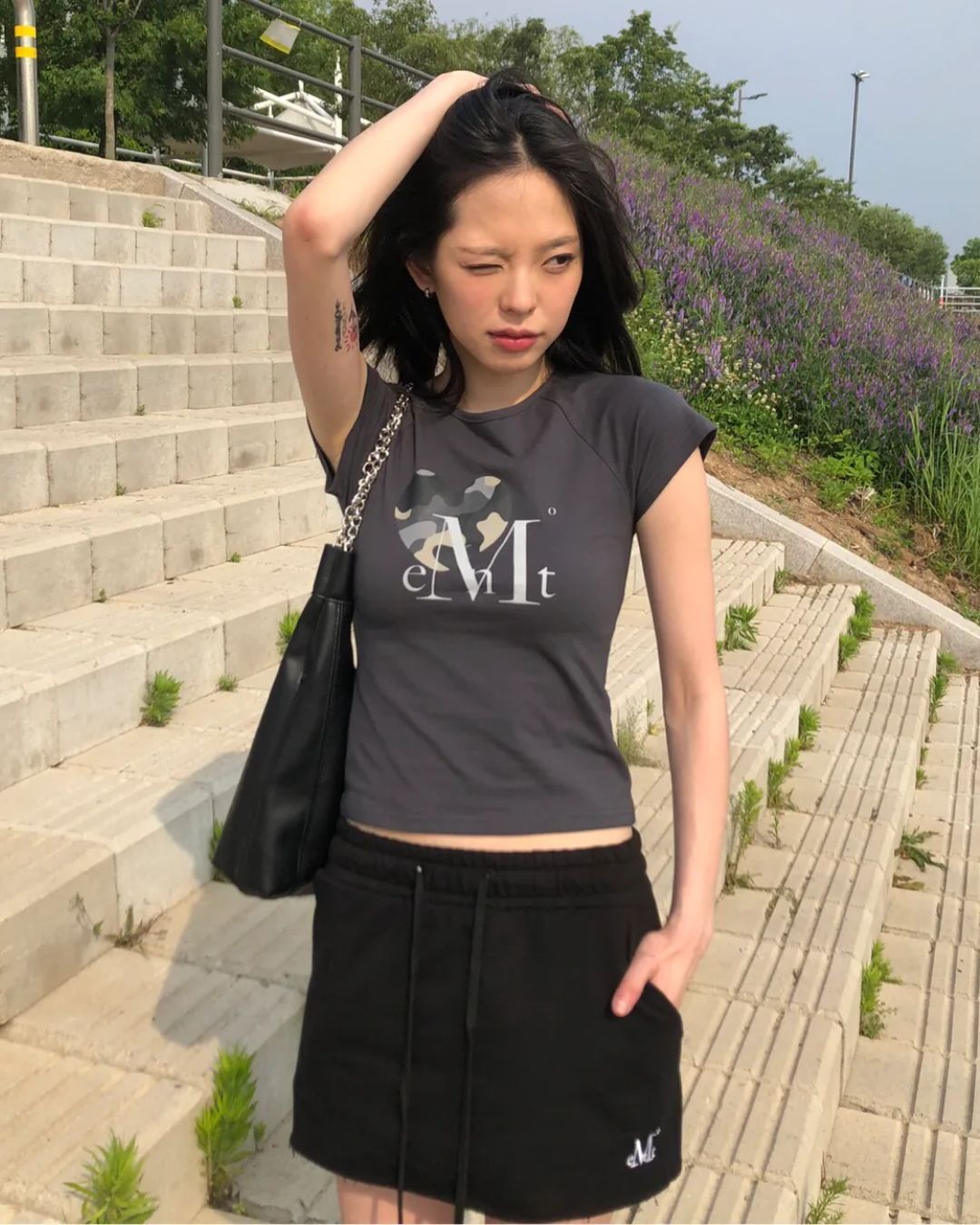 韓國MUCENT豹紋短袖