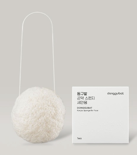 (預購商品) 韓國 DONGGUBAT 柔軟蒟蒻洗顏海綿 1入