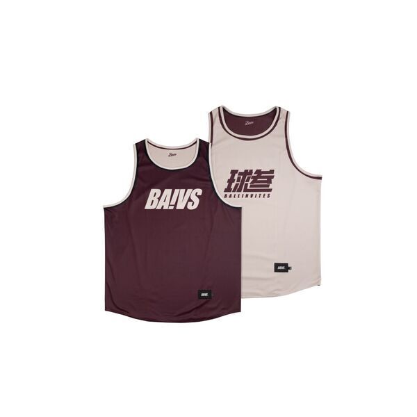 Baivs Hybrid Reversible Jersey BSHRJ712 男 球參 球衣 雙面 酒紅 米