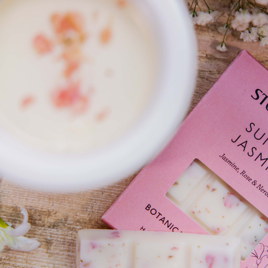 STONEGLOW The Walled Garden - Sunset Jasmine Scented Botanical Soy Wax Melt Snap Bar