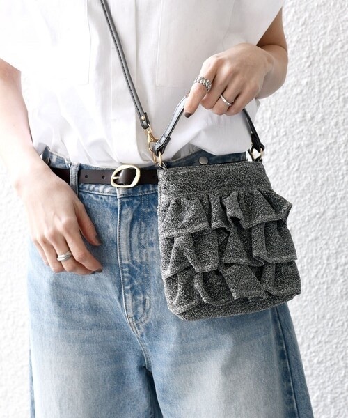 SHIPS any / glitter mini bag