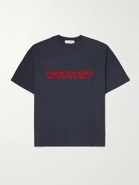 Fear of God Essentials 90s Tee Navy