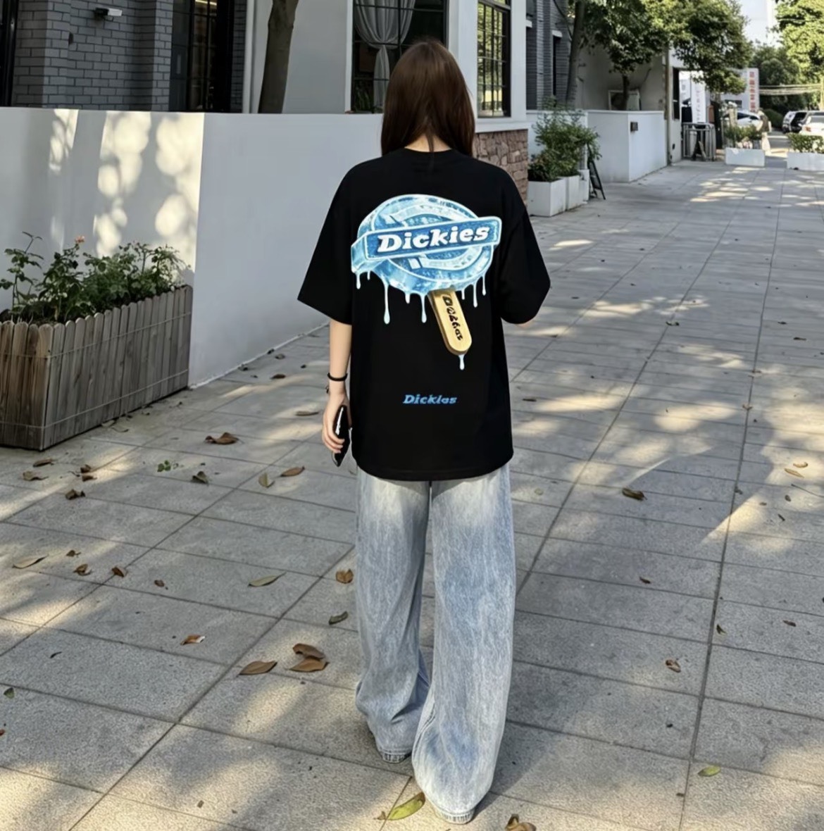 Dickies 3D視覺印花短T DKU262NKTBWR-BH