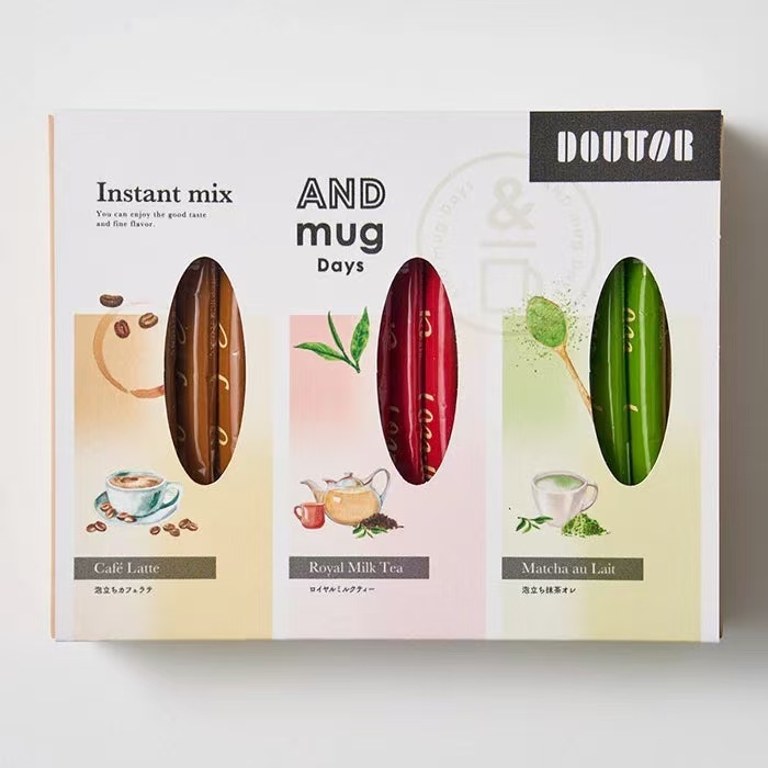 【預購】JM063009 Doutor Coffee AND MUG 即溶沖泡棒禮盒