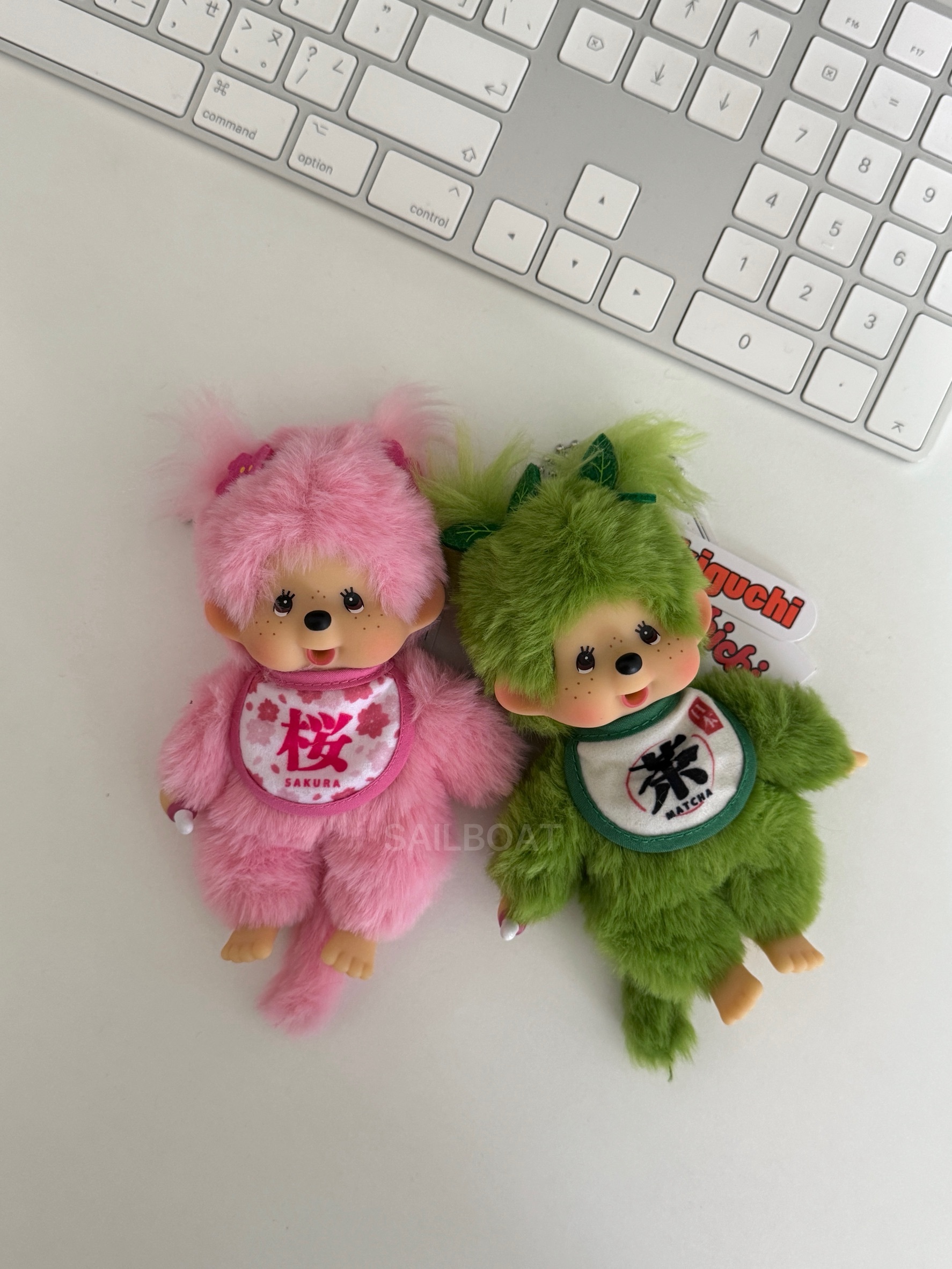 #預購 🇯🇵日本 Monchhichi 蒙奇奇 抹茶 櫻花 吊飾娃娃