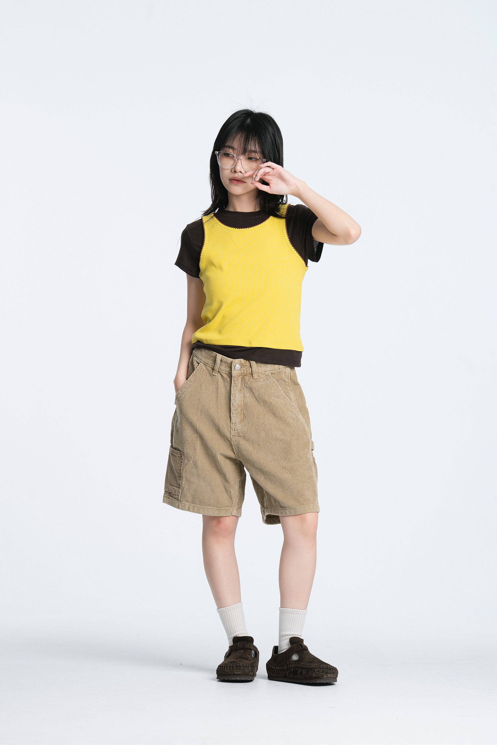 June｜日系撞色假兩件上衣 3色