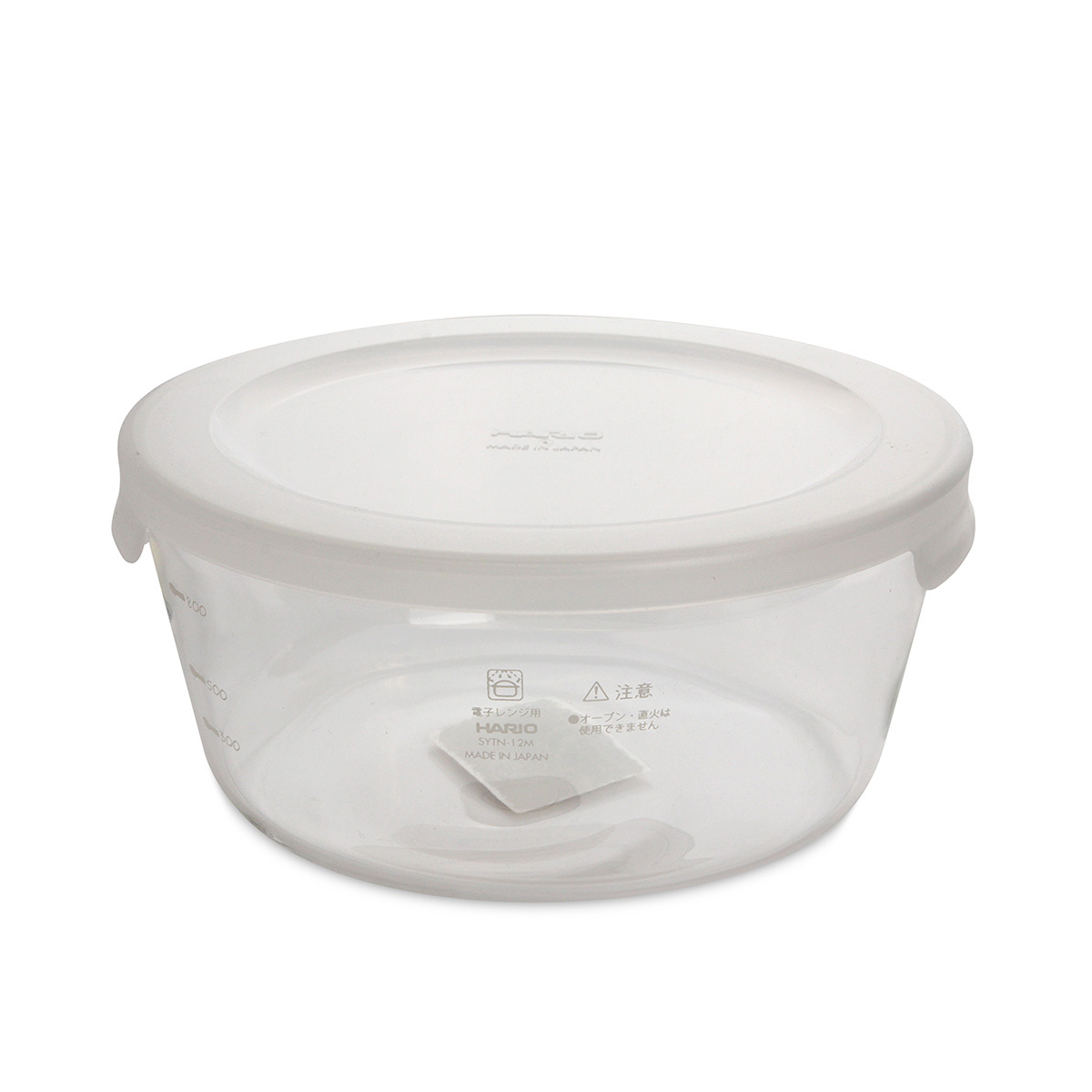 日本HARIO 1200ml /D16cm 圓形微波爐盒 -MST-120-TW