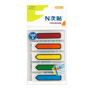 STICK'N 21464 五色可再貼箭標籤 (100張裝) 508484740