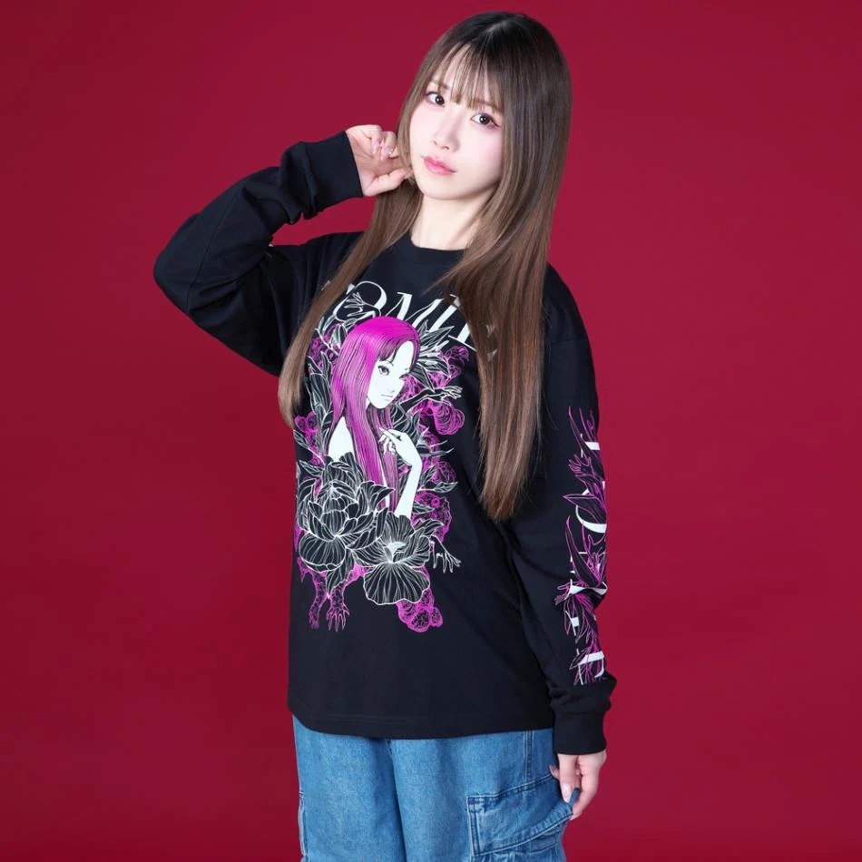 伊藤潤二 《富江 FLOWER》Long Sleeve T-Shirt