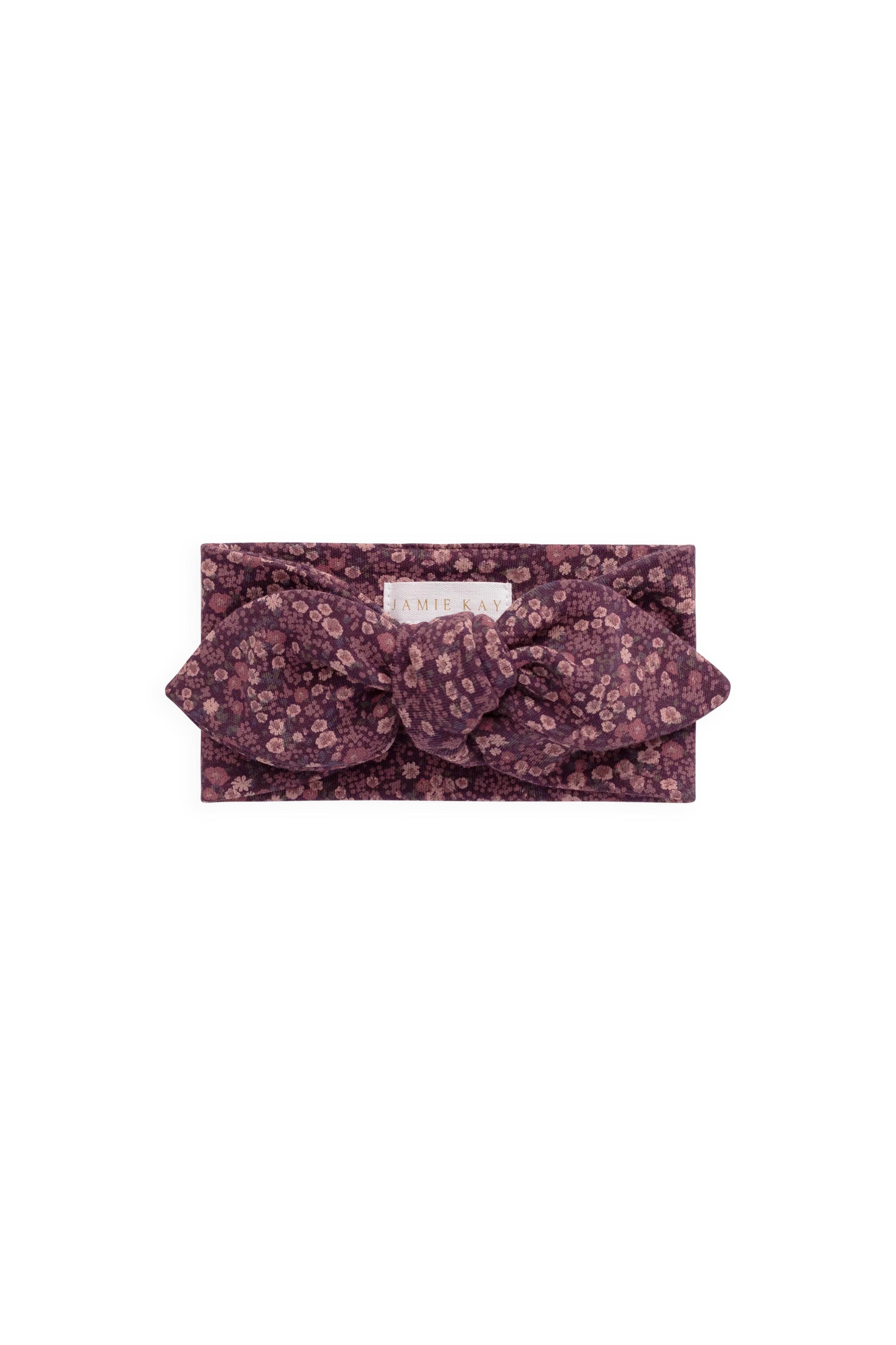 【預購】JAMIE KAY -Organic Cotton Headband（Fig Floral）