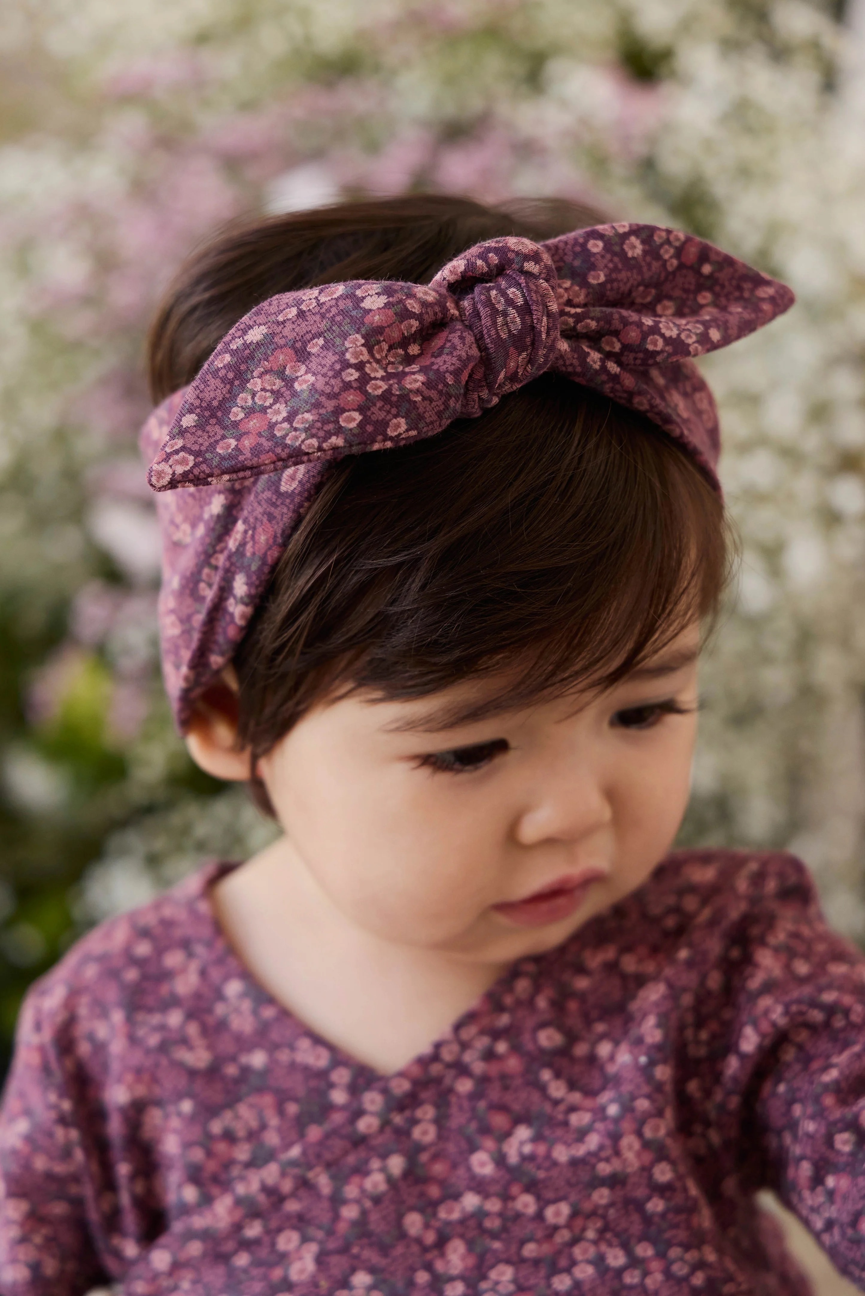 【預購】JAMIE KAY -Organic Cotton Headband（Fig Floral）