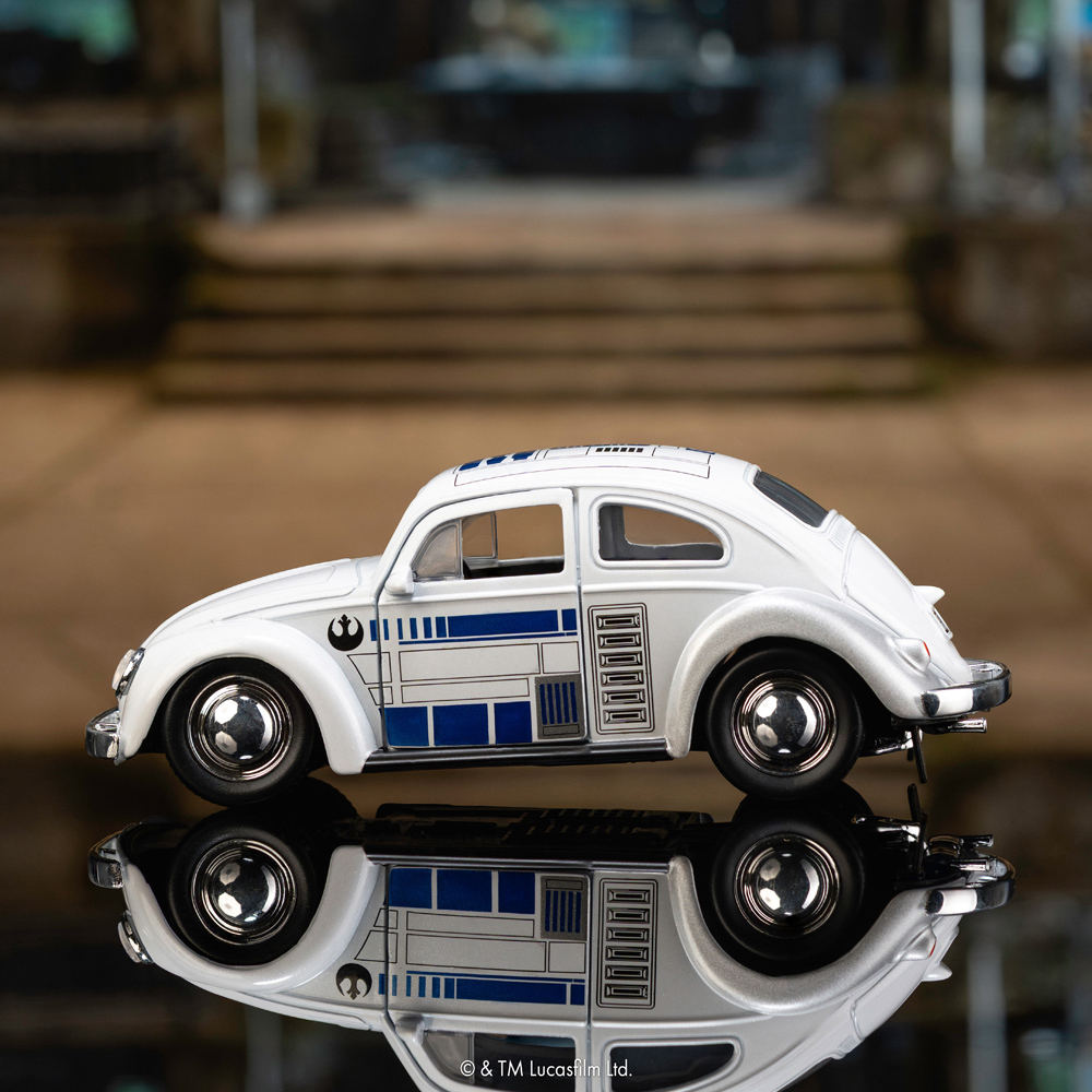 JADA 星際大戰 1:32合金車-R2-D2 1959 Volkswagen Beetle