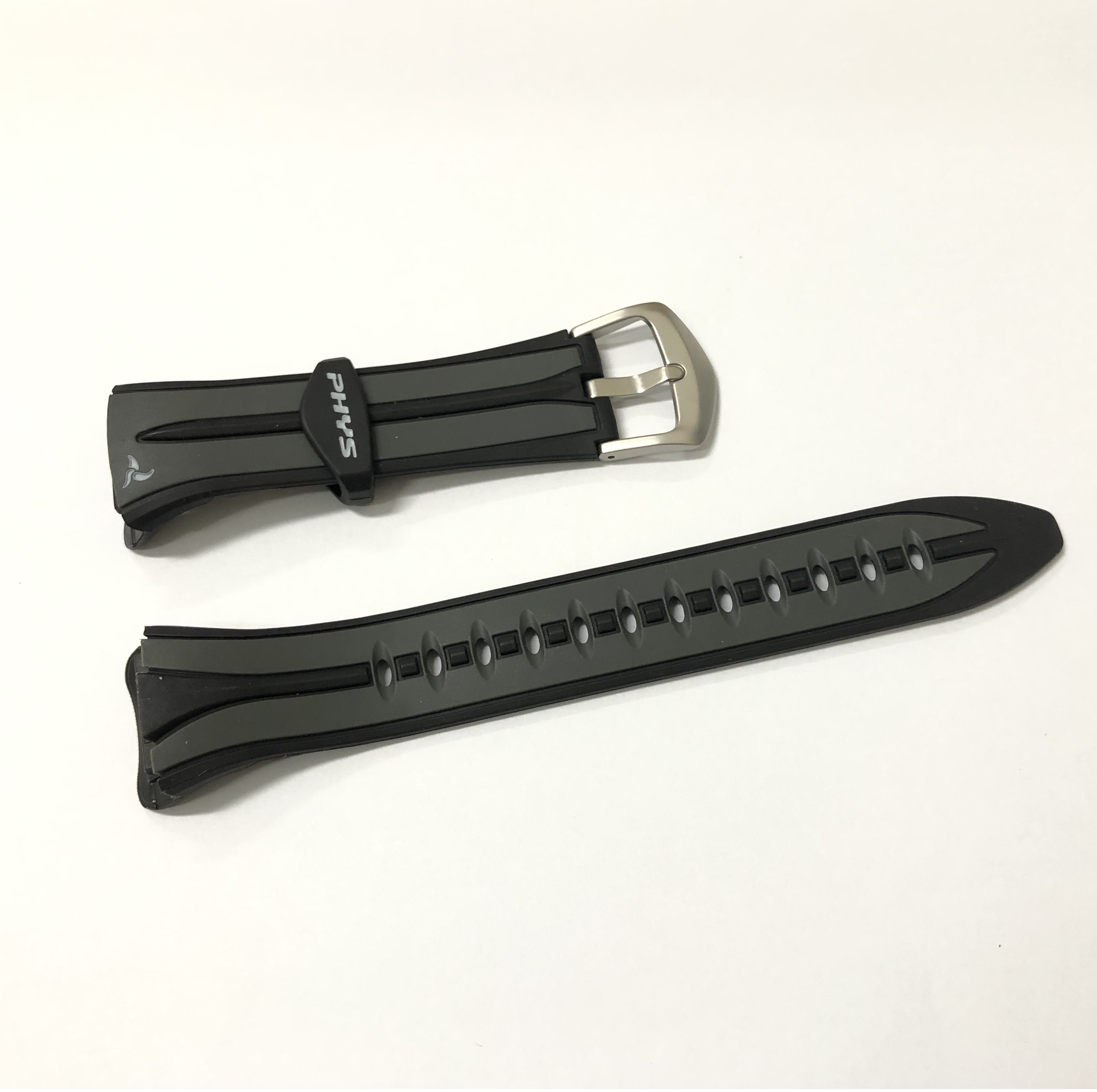 【錶帶耗材】CASIO 卡西歐 STR-100J 黑灰色 原廠錶帶 (適用 STR-100/STR-101)