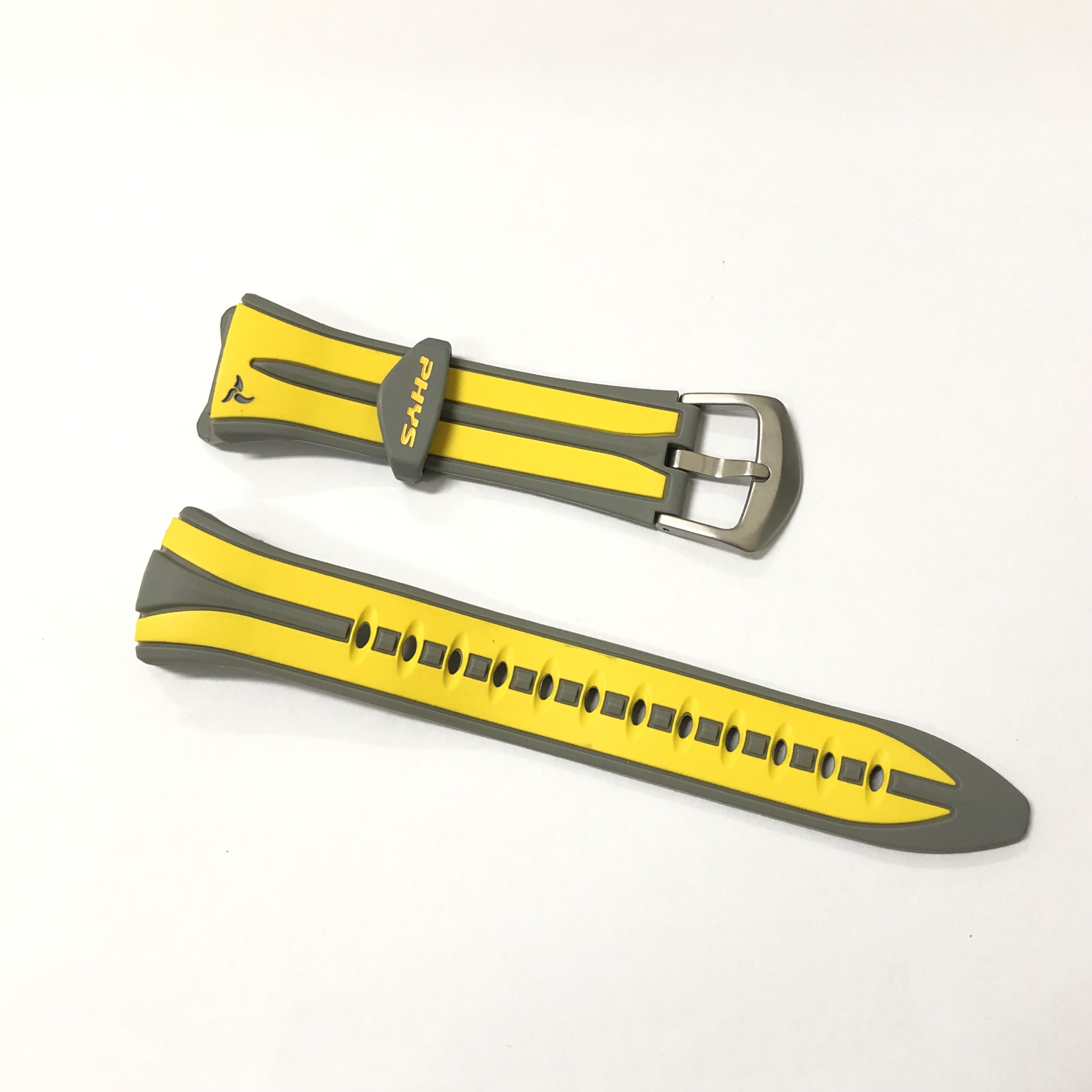 【錶帶耗材】CASIO 卡西歐 STR-100J 黃灰色 原廠錶帶 (適用 STR-100/STR-101)