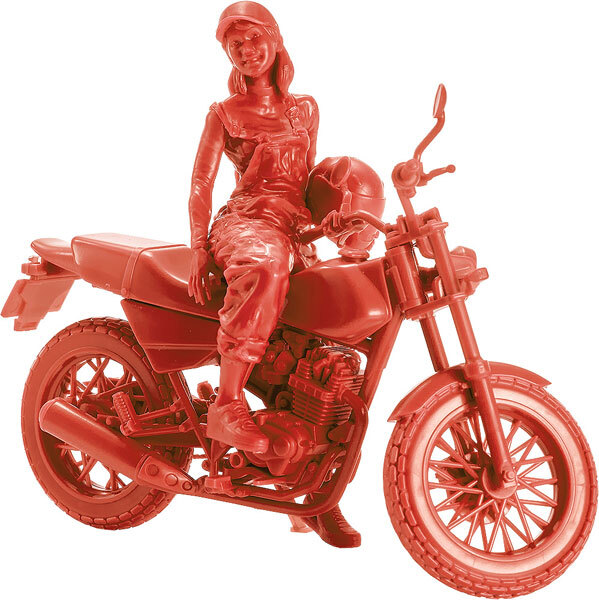 預購26/12 Max Factory代理版 1/20 PLAMAX MF-103 Rider's portrait Honda FTR 223 紅 0809