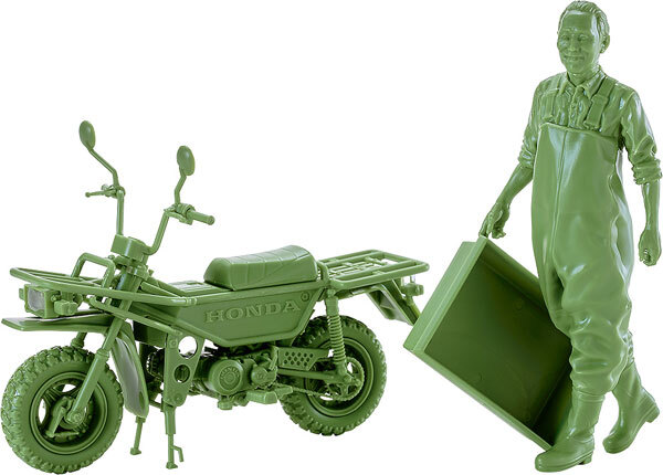 預購26/12 Max Factory代理版 1/20 PLAMAX MF-104 Rider's portrait Honda MOTRA 綠 0809