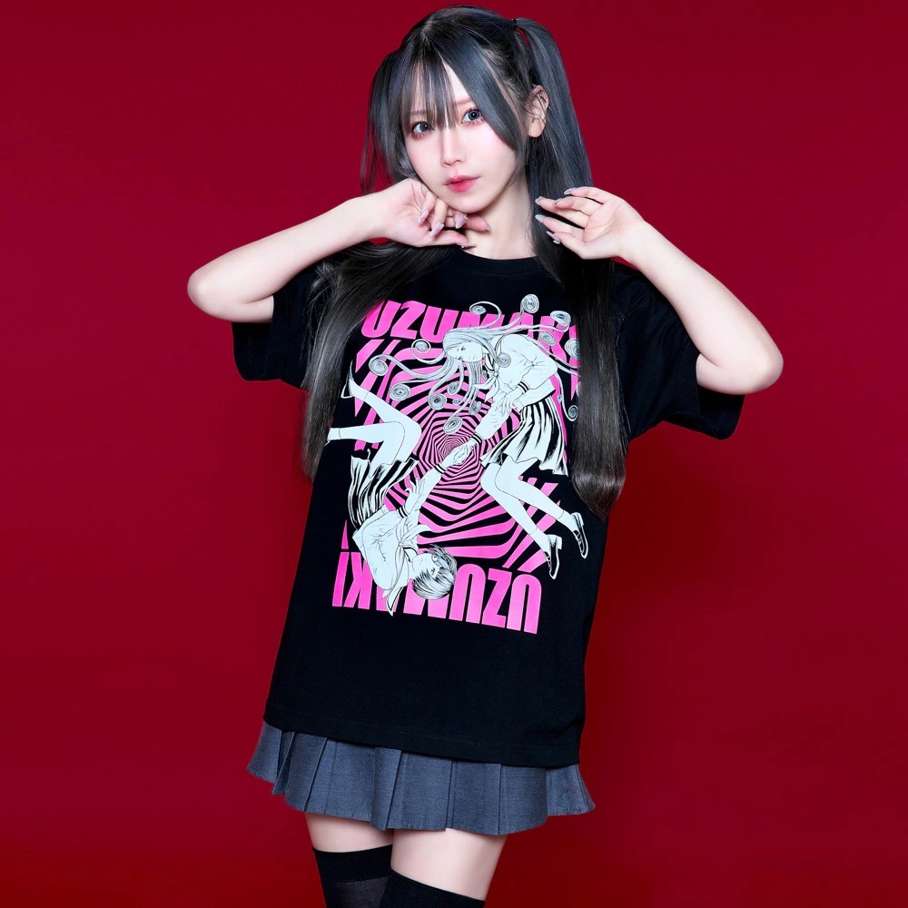 伊藤潤二 うずまき（漩渦）Tシャツ