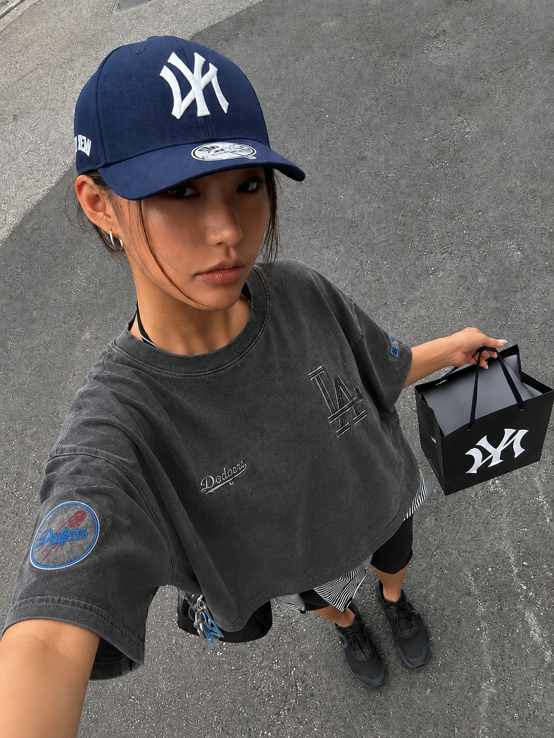 <官方調漲 >日本MLB 水洗短袖 短T 職棒 刺繡 寬鬆 情侶