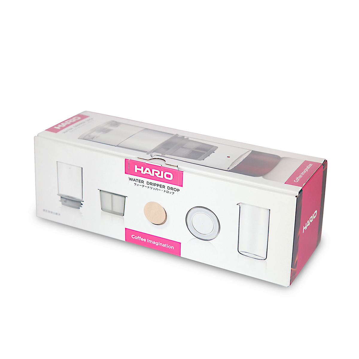 日本HARIO 600ml /5杯裝 滴濾咖啡壺 (淺灰色) -WDDR-5-PGR