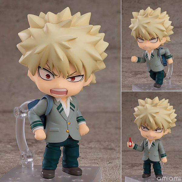 預訂10月  Good Smile Company 我的英雄學院 2313黏土人 爆豪勝己 雄英制服Ver.  Nendoroid My Hero Academia Katsuki Bakugo: U.A. School Uniform Ver. Pre-order