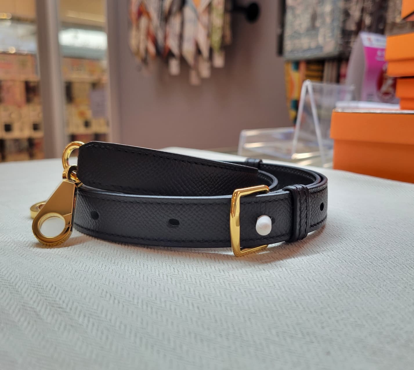 Hermes A-strap NOIR CC EPSOM 20mm 黑金