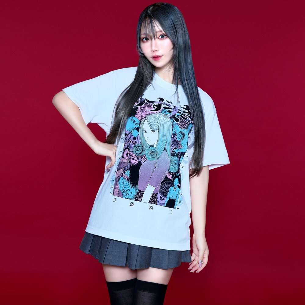 伊藤潤二 うずまき（漩渦）Tシャツ