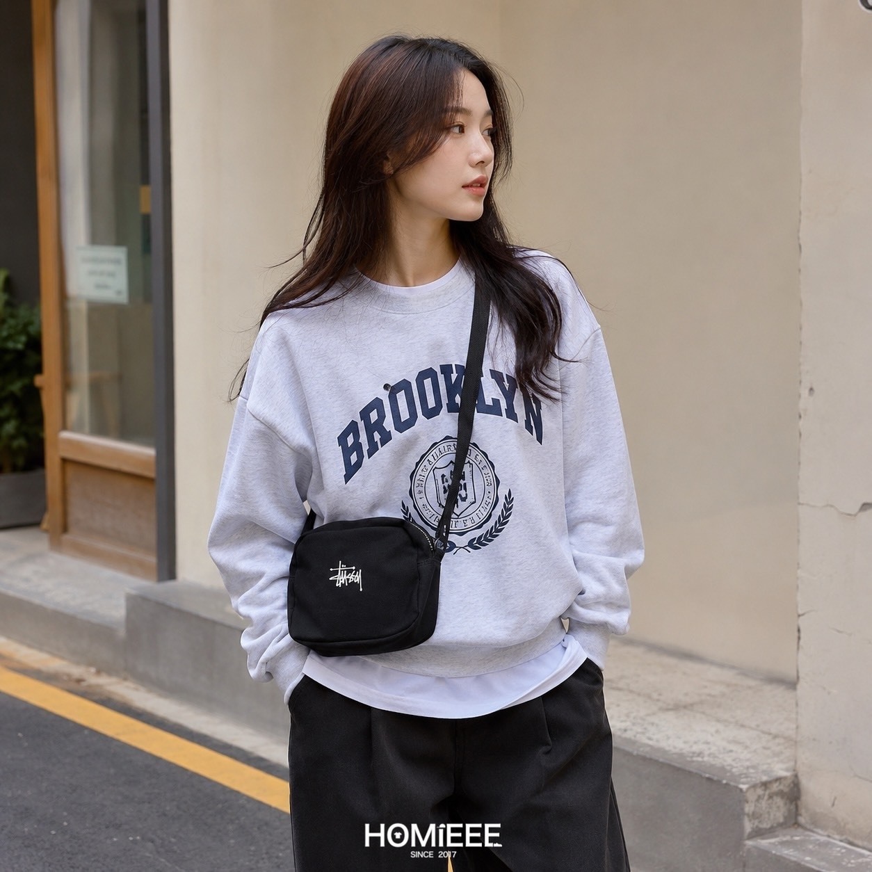 Stussy Canvas Side Pouch 側背小包 肩背包 黑色 [134255-BLAC]