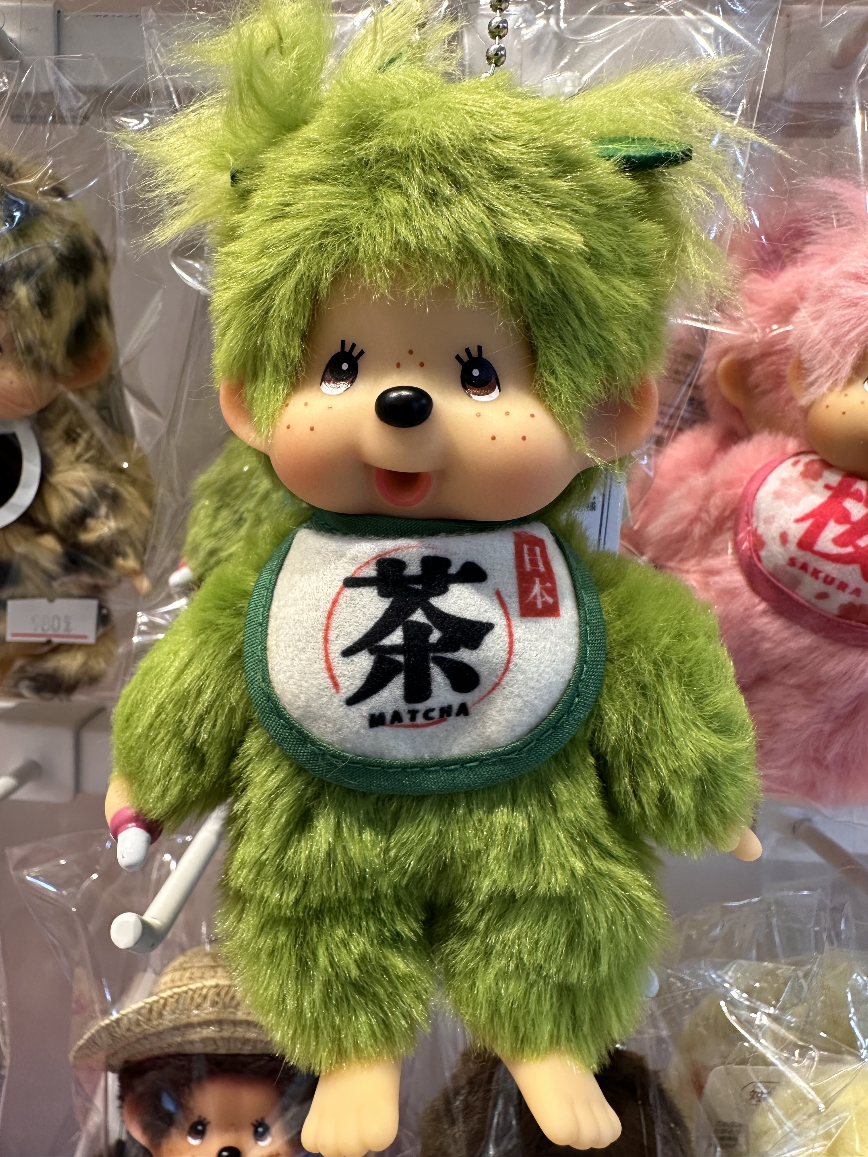 日本限定 夢奇奇 monchichhi 超可愛 抹茶系列