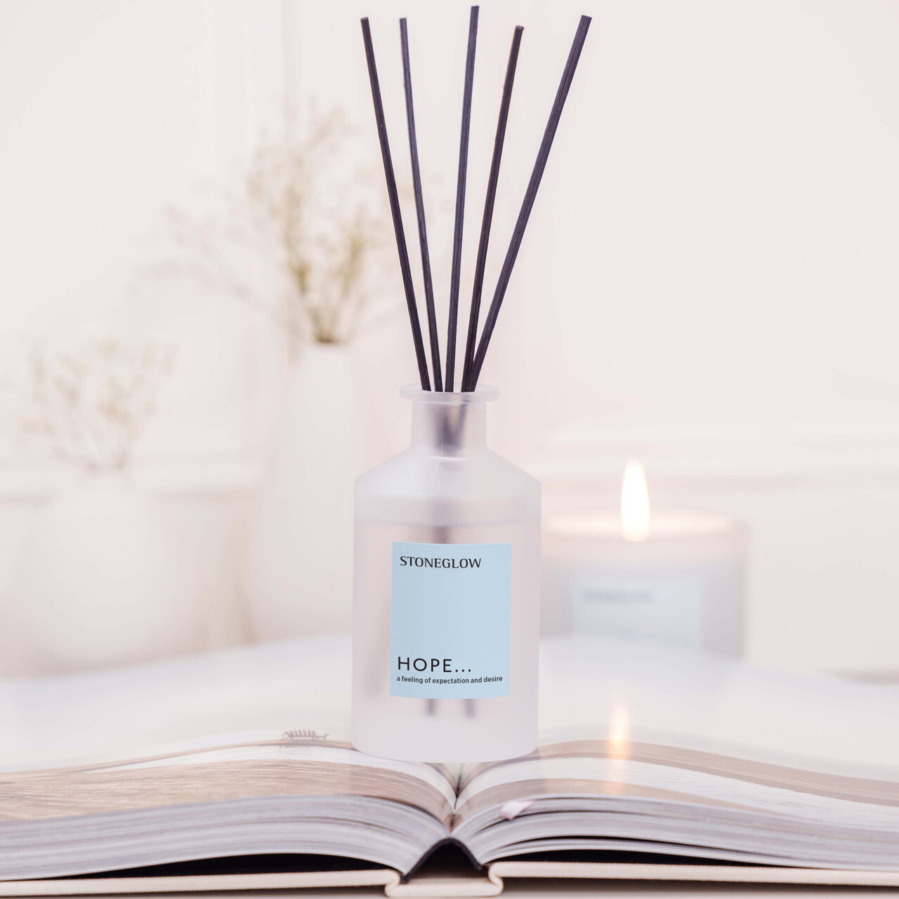 STONEGLOW Affirmations - Hope Rock Salt & Citrus Scented Reed Diffuser | 160ml