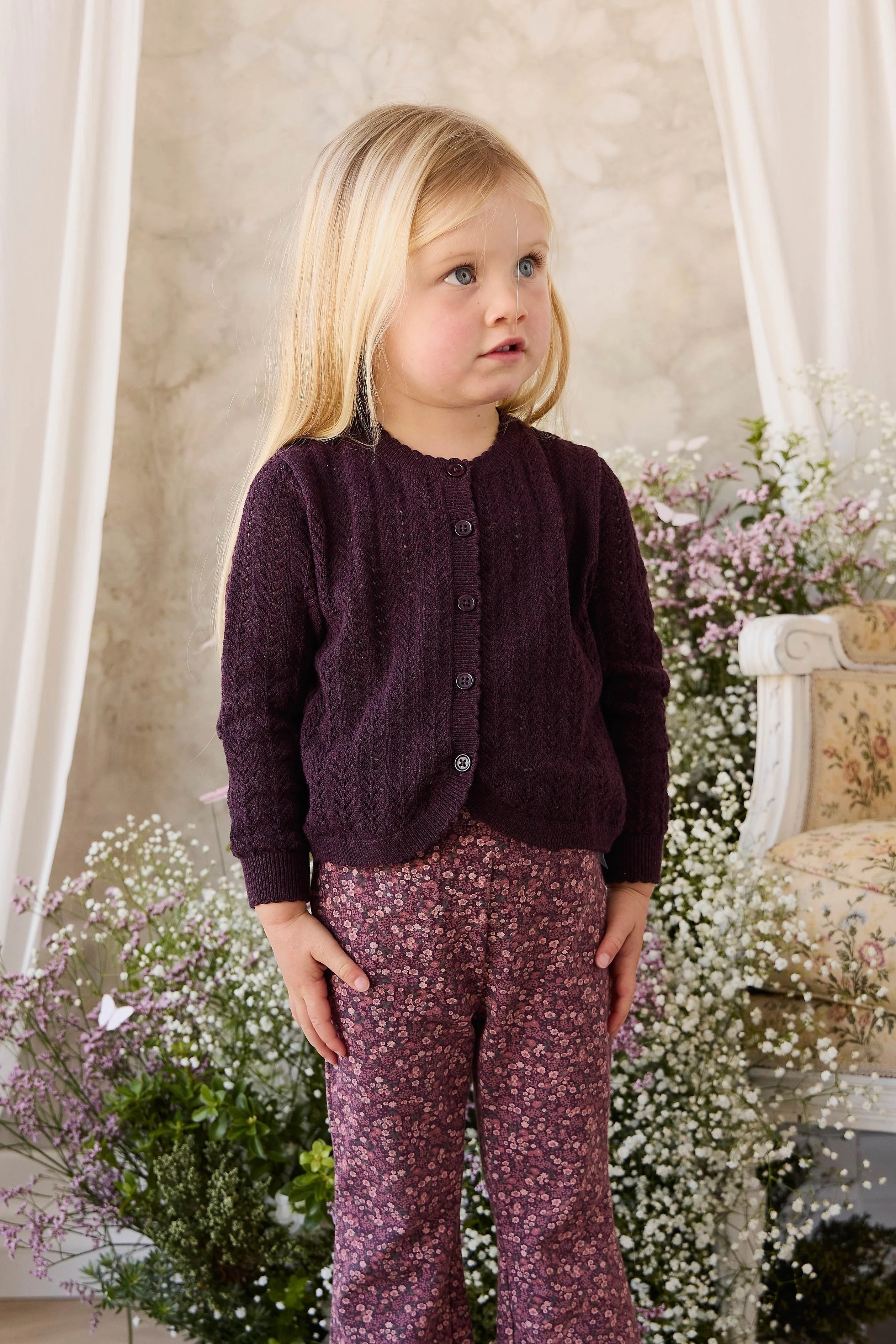 【預購】JAMIE KAY -Organic Cotton Dominique Pant（Fig Floral）