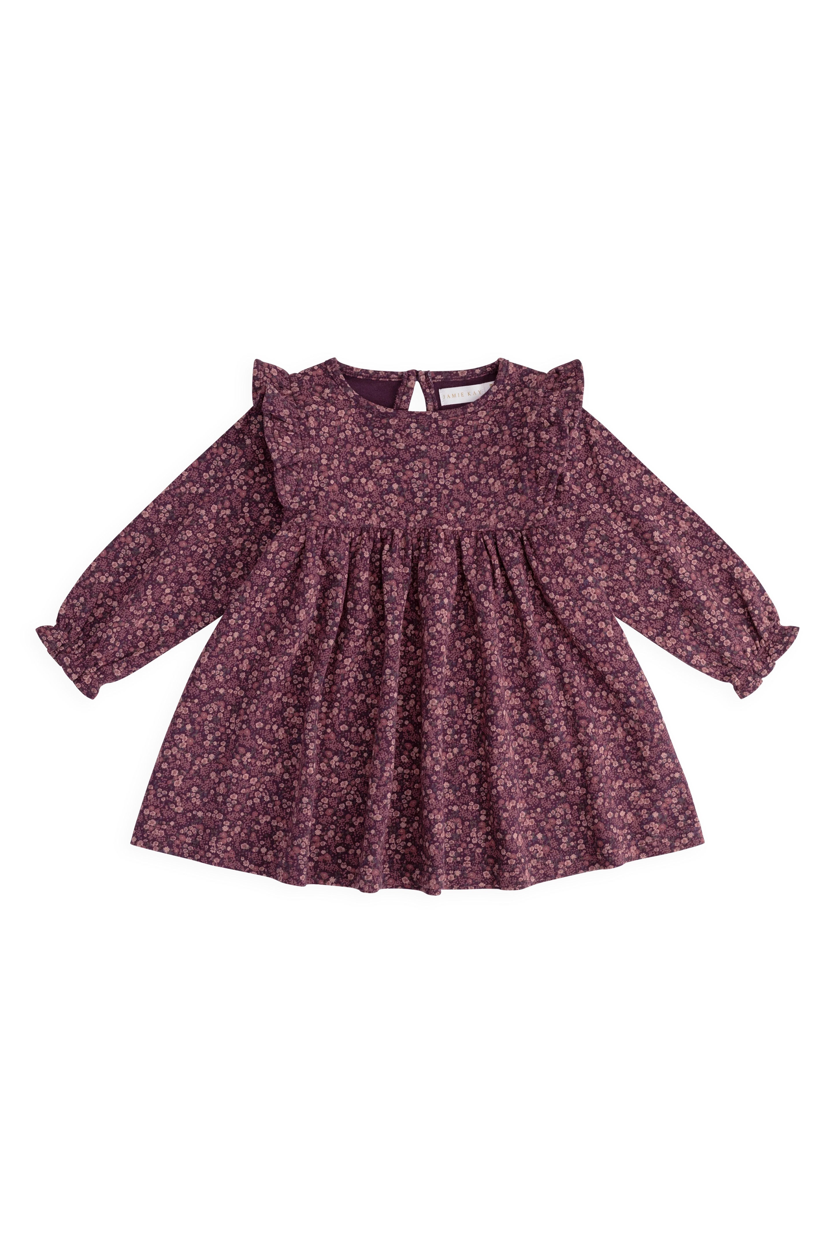 【預購】JAMIE KAY -Organic Cotton Frankie Dress（Fig Floral）