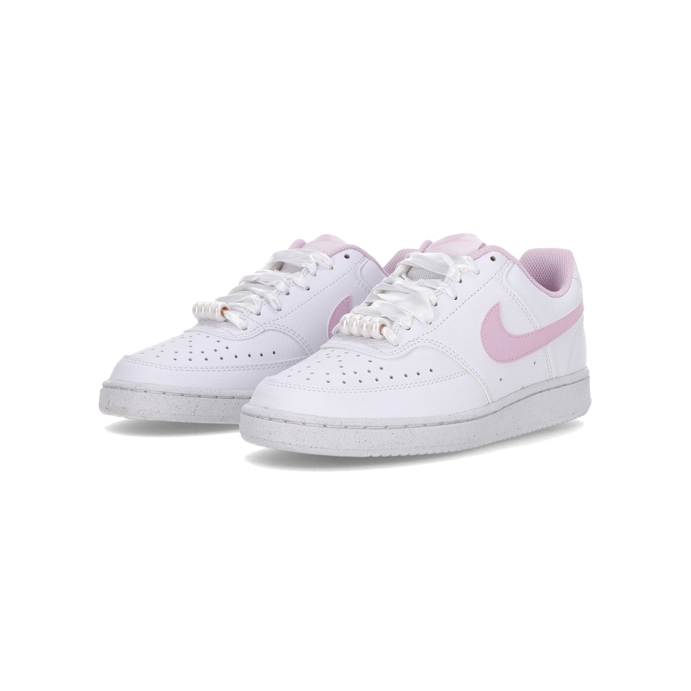 Nike Court Vision Lo LE 女鞋 白粉色 復古平底 休閒鞋 IB6652-101