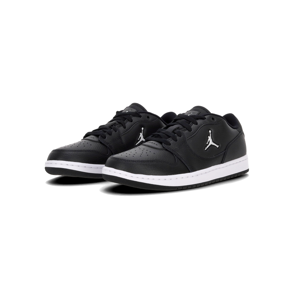 Nike Jordan Court Connect Low 男鞋 黑色 皮革 復古 運動 休閒鞋 IQ5698-001