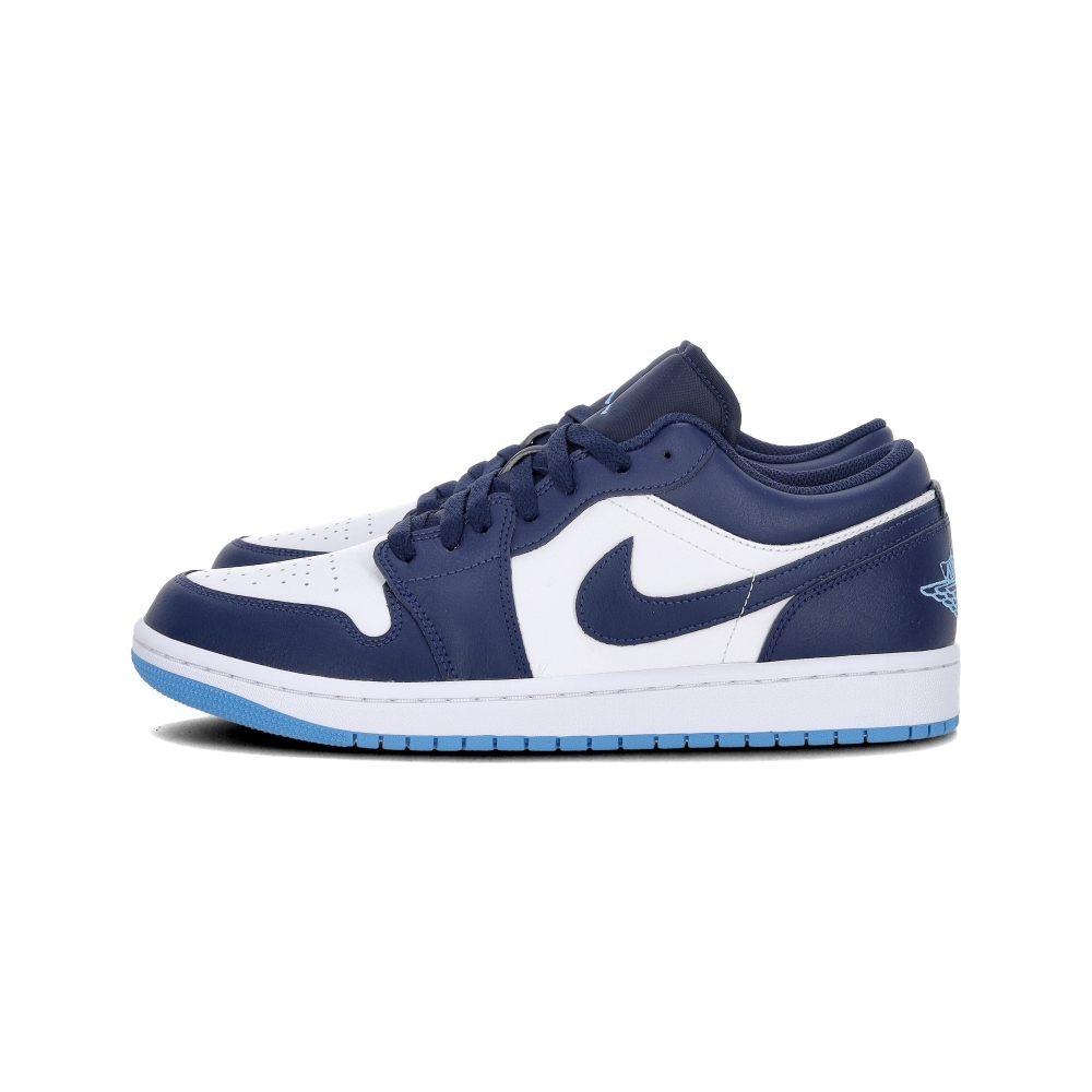 Nike Jordan 1 Low 男鞋 午夜藍色 經典復刻 街頭百搭 籃球鞋 553558-404