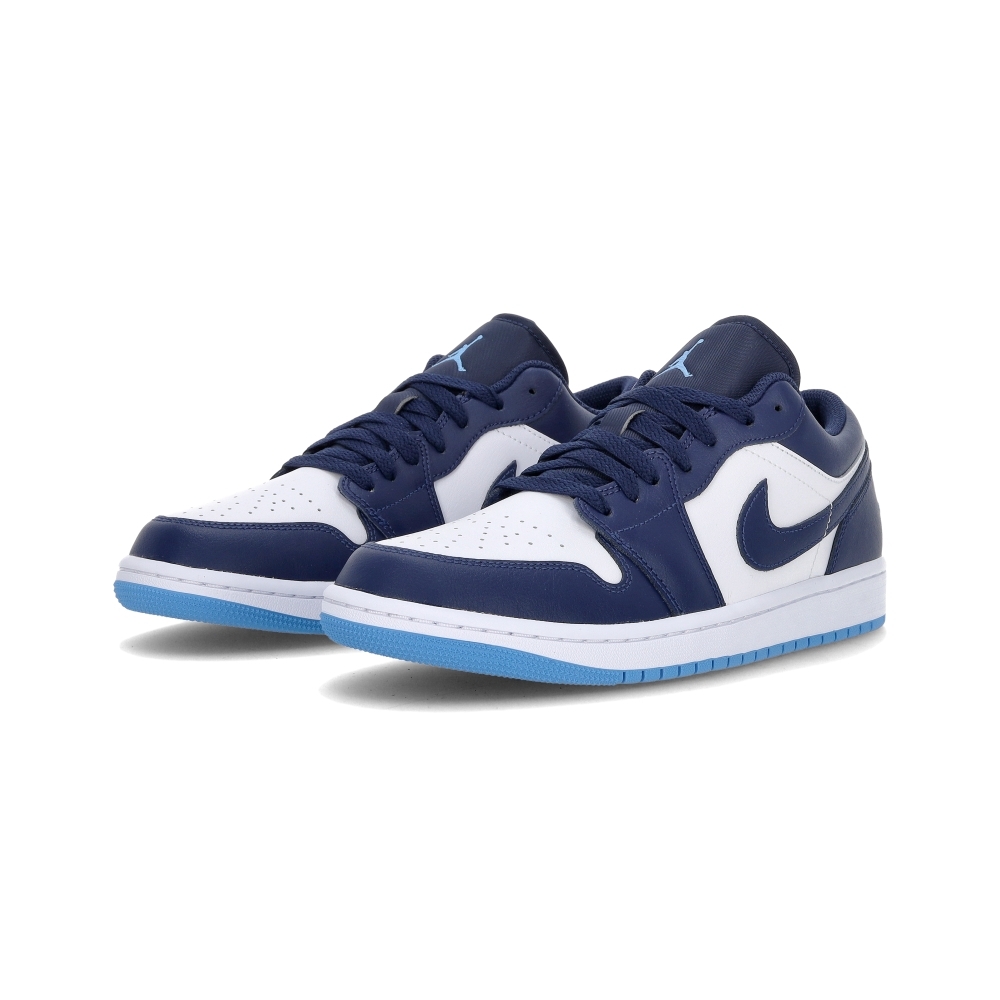 Nike Jordan 1 Low 男鞋 午夜藍色 經典復刻 街頭百搭 籃球鞋 553558-404