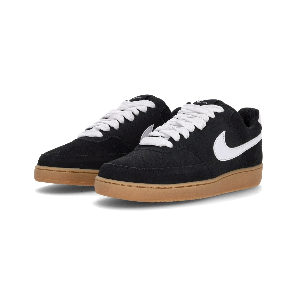 Nike Court Vision Lo FL 男鞋 黑色 麂皮 焦糖底 復古 休閒鞋 IO7727-001