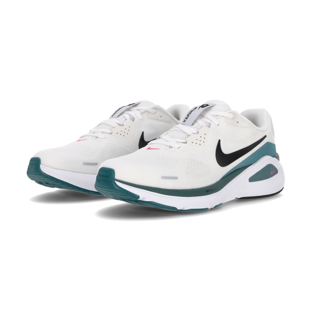 Nike Structure 26 男鞋 白橘色 緩震 穩定 透氣 路跑 運動 慢跑鞋 HJ1102-115