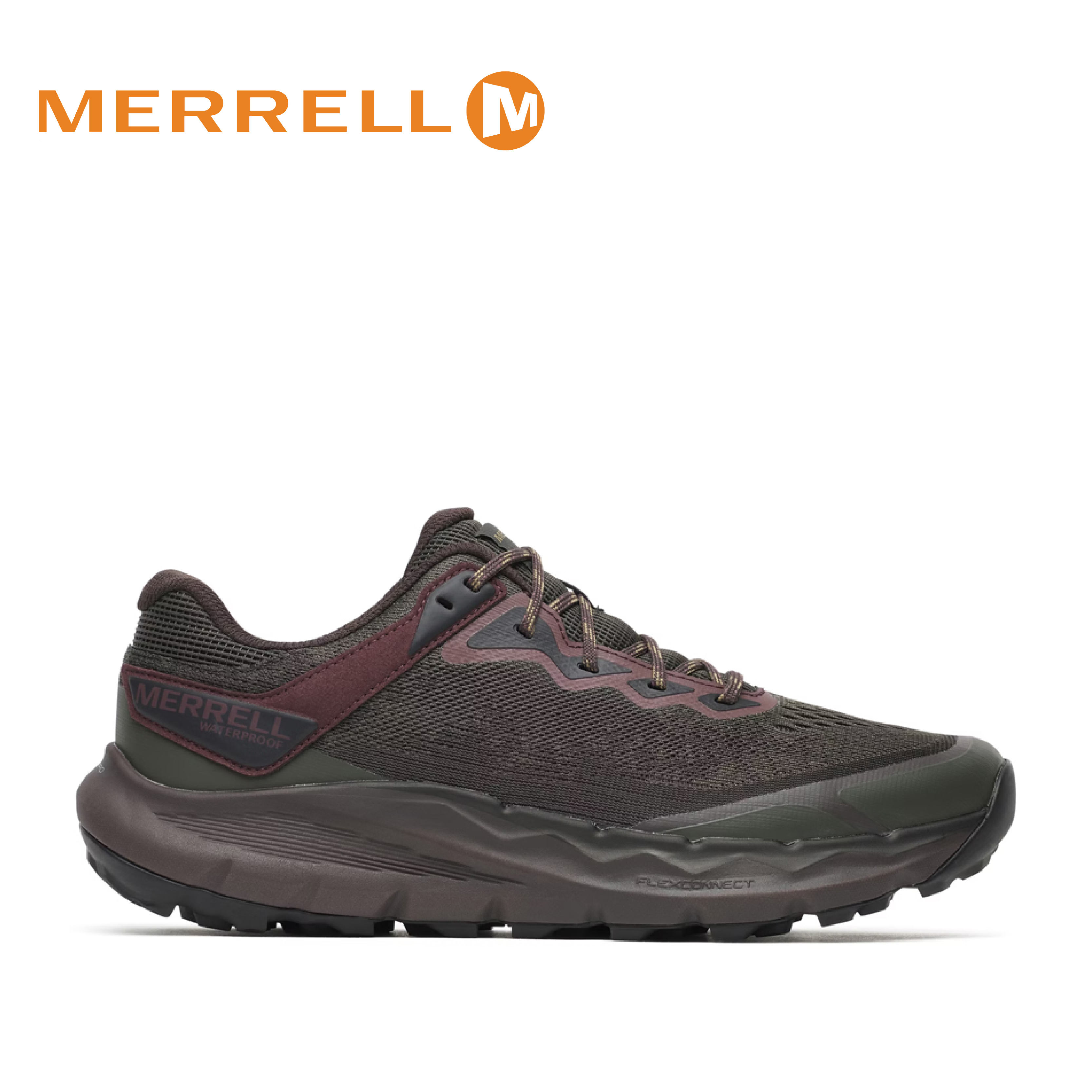 MERRELL 美國 NOVA 4 WP 輕量戶外越野健行鞋 男款 (棕黑色) 31ML005842