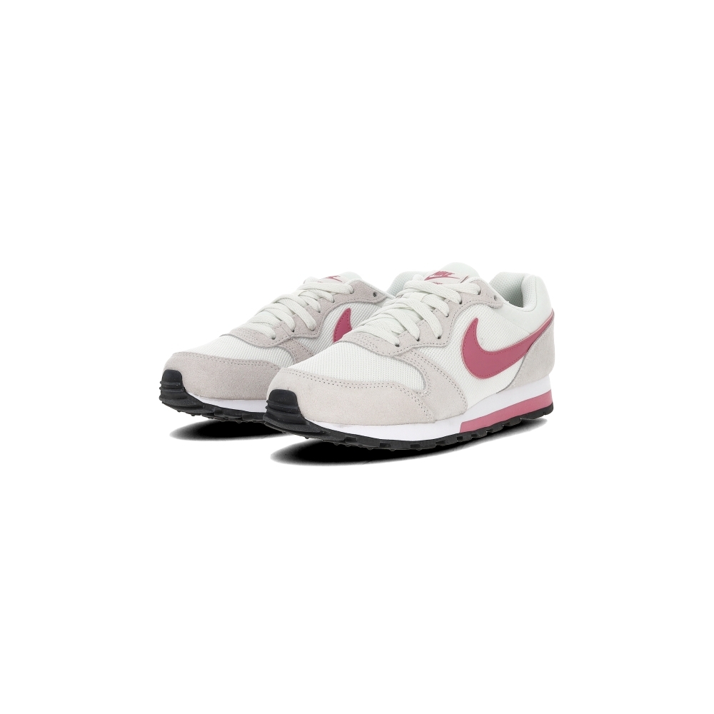Nike MD Runner 2 女鞋 粉白色 復古 麂皮 運動 休閒鞋 749869-106