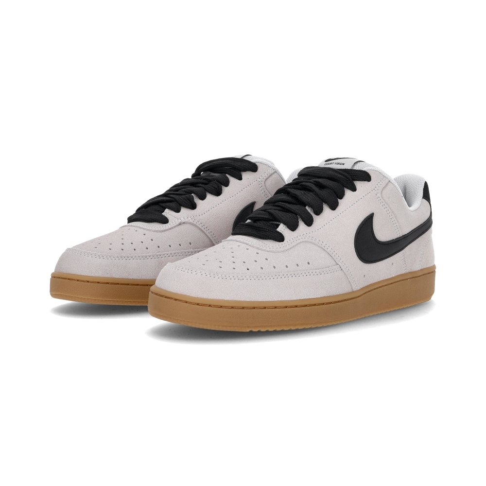 Nike Court Vision Lo FL 男鞋 米灰色 麂皮 舒適 復古 運動 休閒鞋 IO7727-003