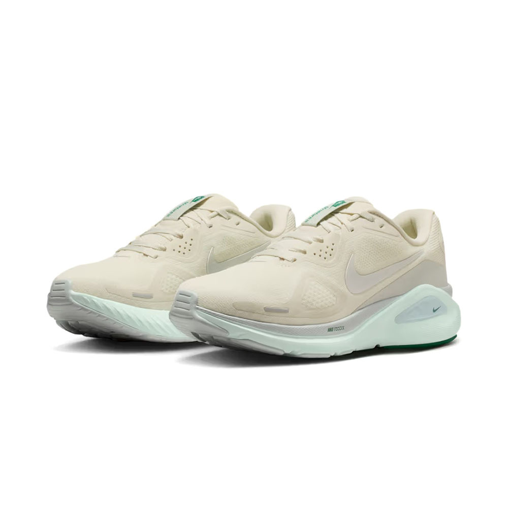 Nike W Structure 26 女鞋 米綠色 透氣 舒適 運動 休閒 慢跑鞋 HJ1101-008