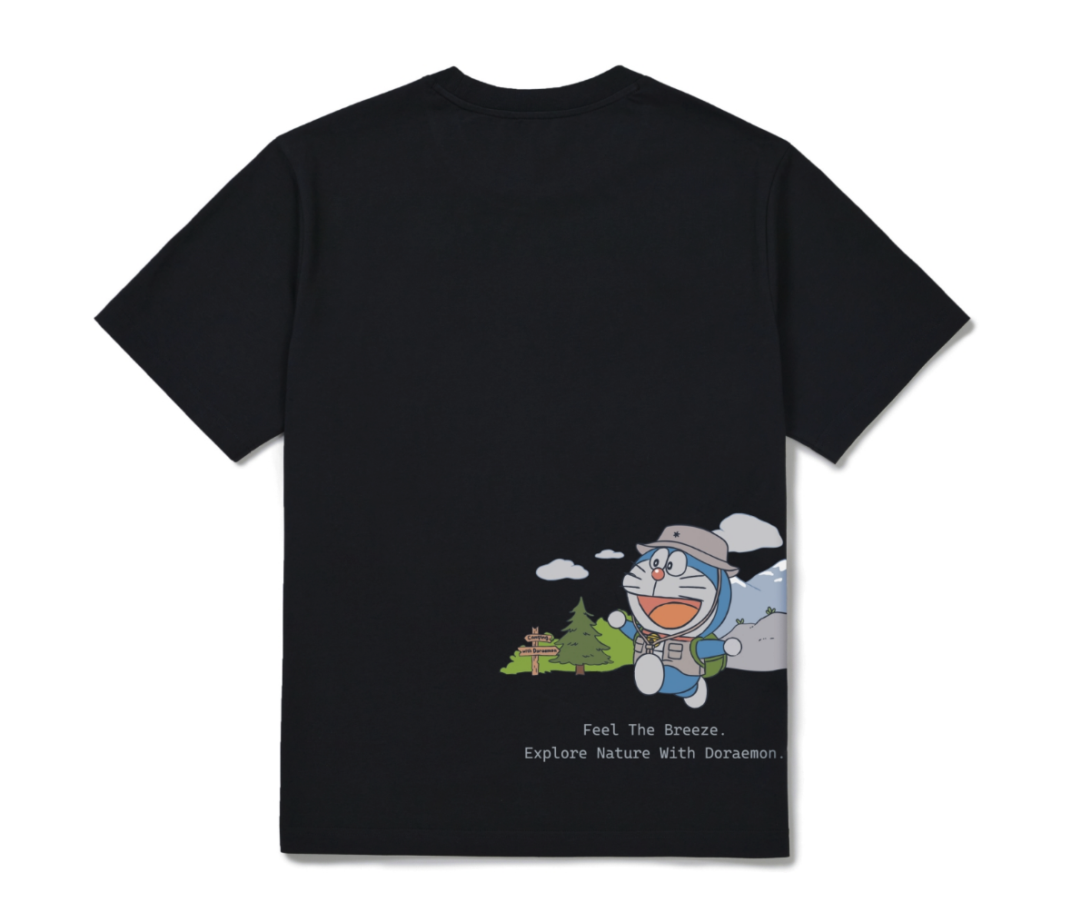 【現貨】snow peak X 哆啦A夢 Backpacking Short Sleeve T-shirt 速乾材質 背後腰間圖樣 短tee S26MUFTS96
