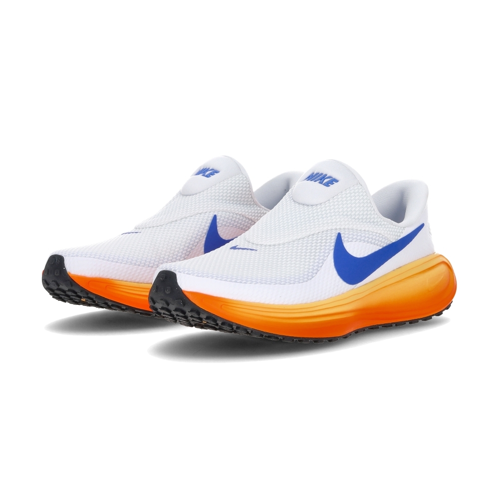 NIKE REVOLUTION 8 EASYON 男鞋 白橘藍色 運動 舒適 休閒 慢跑鞋 HQ2414-111
