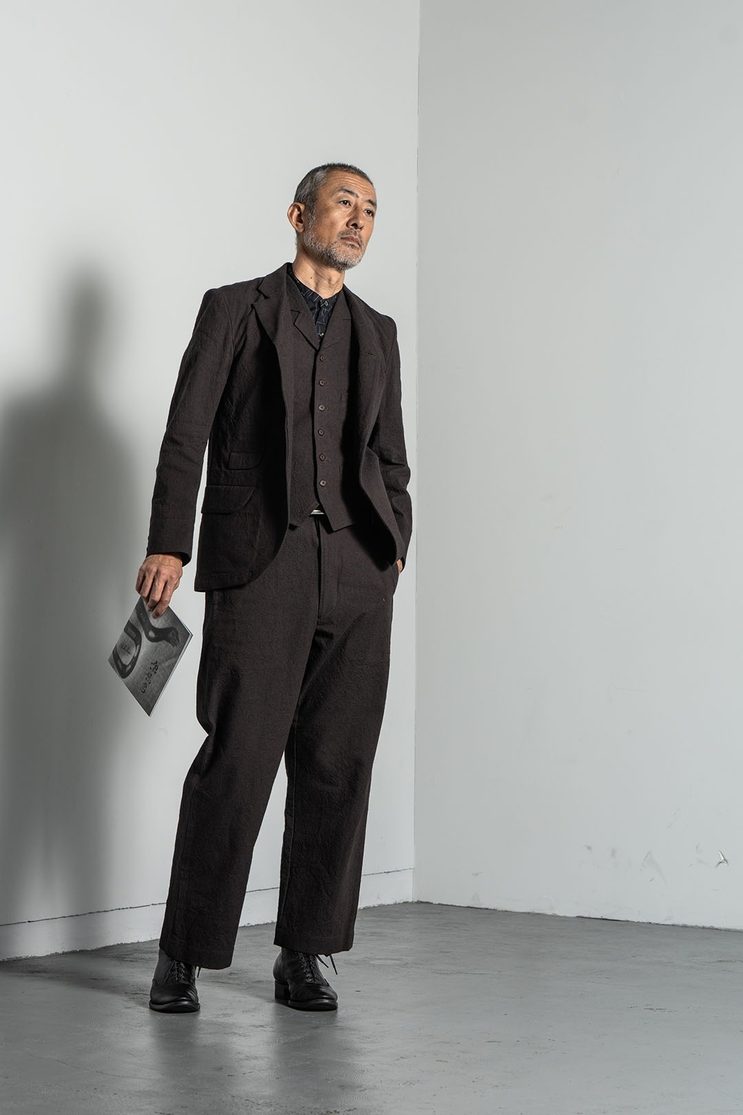 Black Sign Ancient Cloth Butler A Jacket / Dead Leaf Brown  pre-order 預購