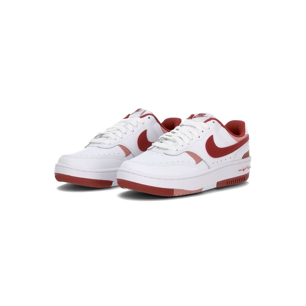 Nike Gamma Force 女鞋 紅白色 厚底 復古 皮革 透氣 運動 休閒鞋 FQ8877-100