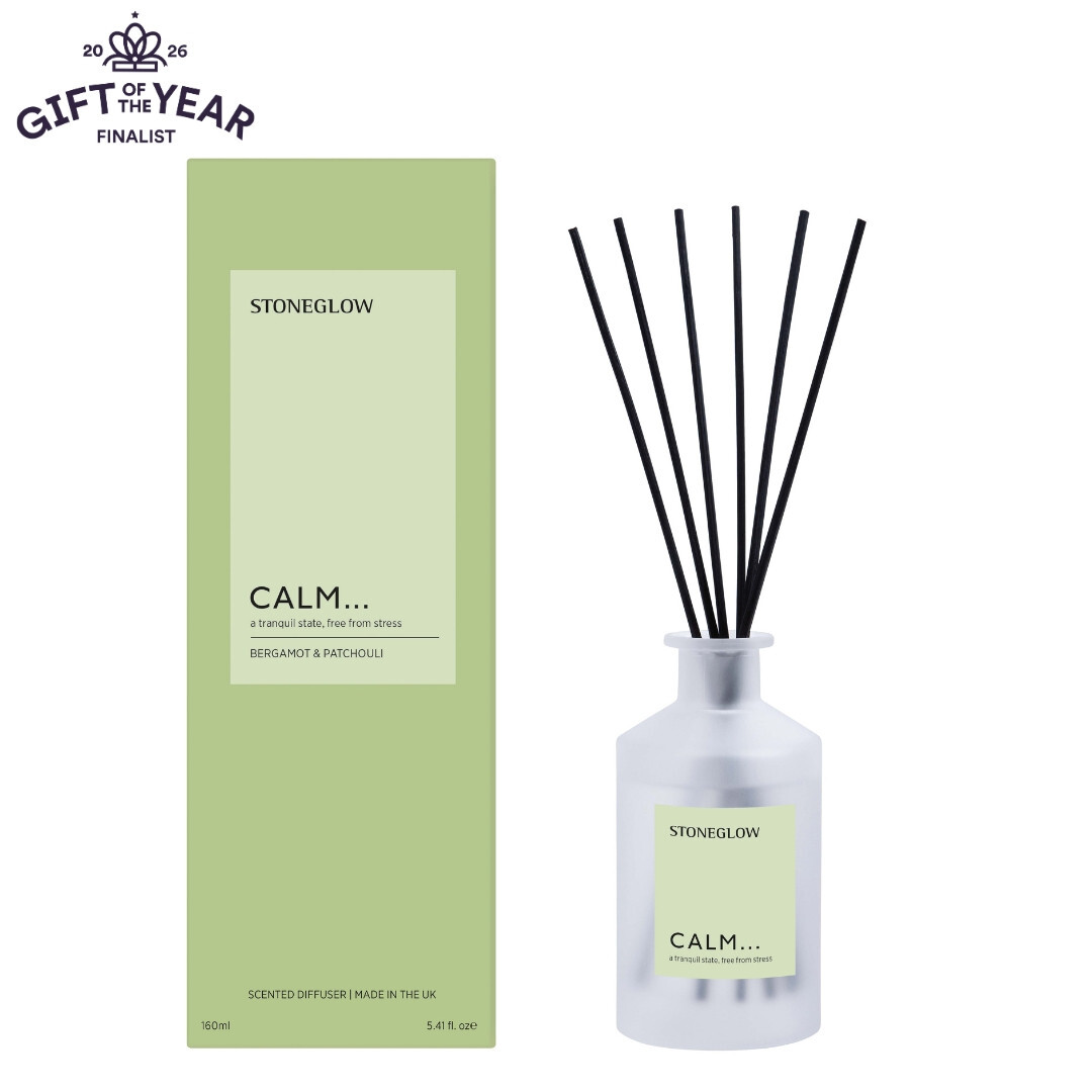 STONEGLOW Affirmations - Calm Bergamot & Patchouli Scented Reed Diffuser | 160ml