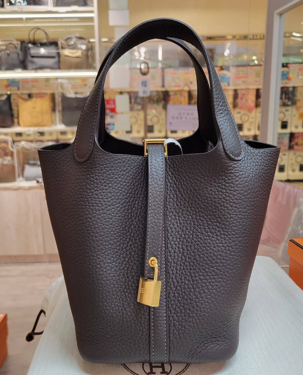 Picotin 18 T3 Bai Brun CC 棗棕色 金扣
