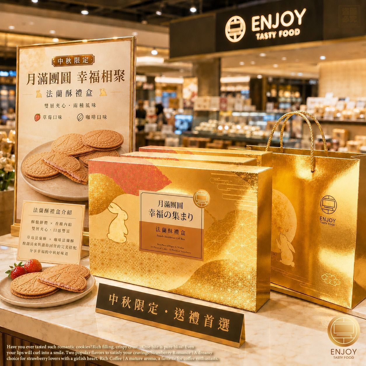 台灣中秋限定月滿團圓法蘭酥禮盒