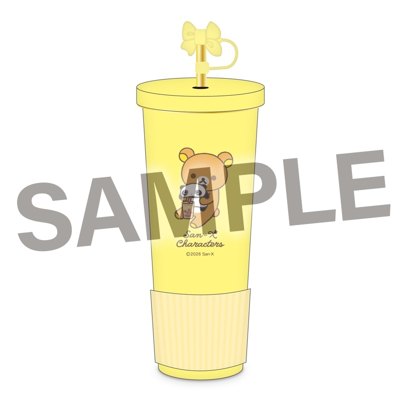 3X【83】San-X90週年紀念展in台灣-不鏽鋼隨行杯750ml-黃