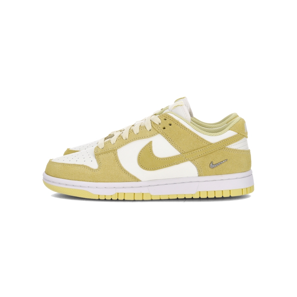 Nike W Dunk Low 女鞋 奶黃白色 小勾 麂皮 復古 運動 休閒鞋 IO4244-104